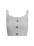 Balmain White Polyamide Top Balmain