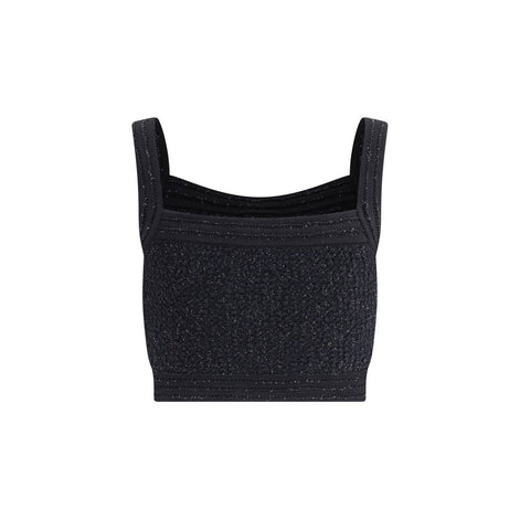 Balmain Black Polyamide Top Balmain