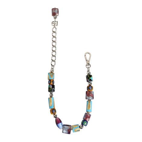 Dolce & Gabbana Multicolor Murano Glass Beads Brass Zamak Necklace Dolce & Gabbana