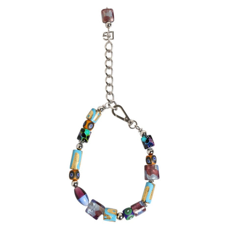 Dolce & Gabbana Multicolor Murano Glass Beads Brass Zamak Necklace Dolce & Gabbana
