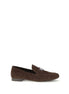 Tory Burch Brown Leather Slip-On Loafers Tory Burch