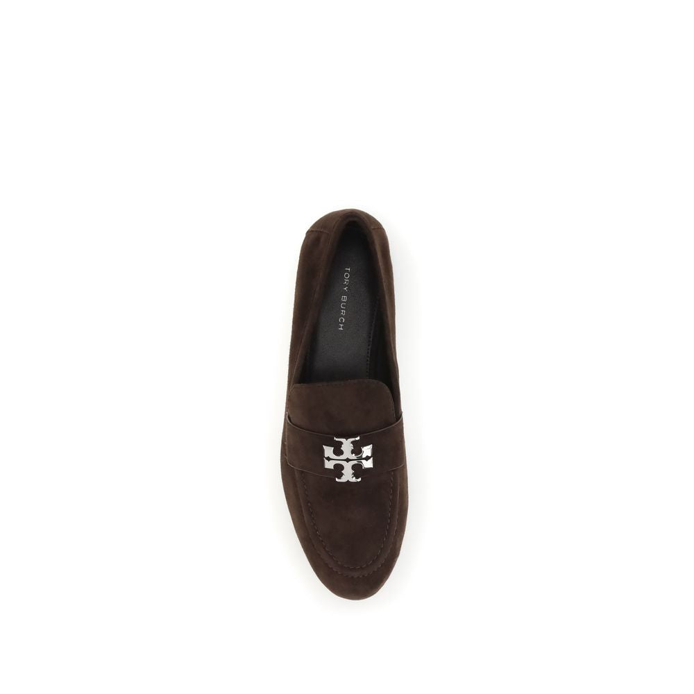 Tory Burch Brown Leather Slip-On Loafers Tory Burch