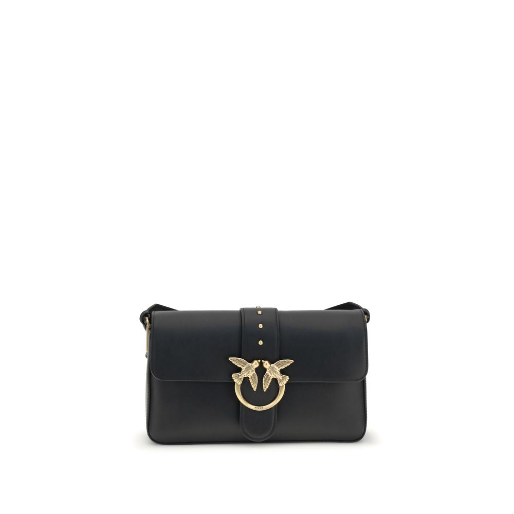 Sac bandoulière PINKO en cuir noir