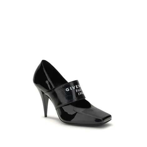 Givenchy Black Calf Leather Bos Taurus High Heel Pumps Givenchy