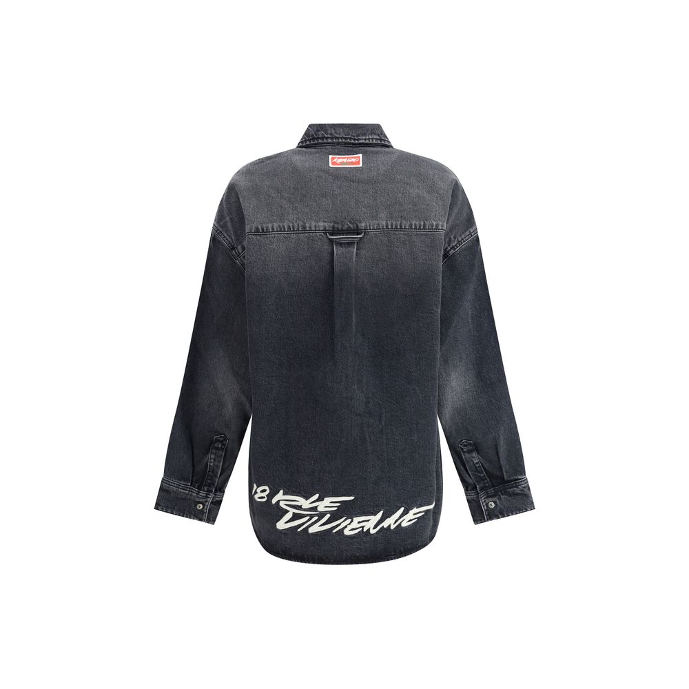 Kenzo Black Denim Shirt Kenzo