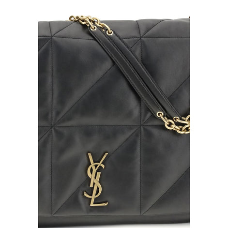 Saint Laurent Black Lamb Ovis Aries Aries Shoulder Bag Saint Laurent