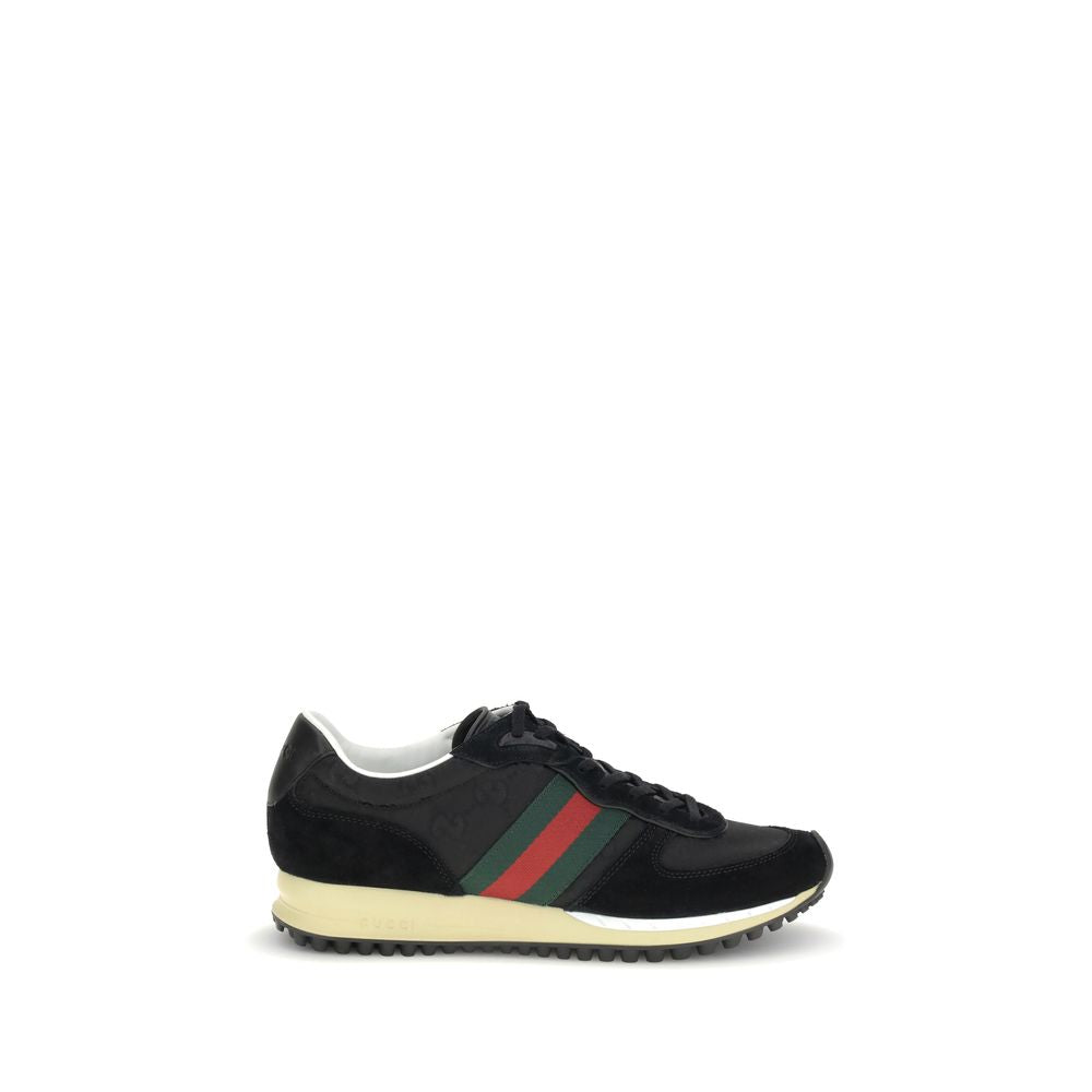 Gucci Black Polyamide Athletic Sneakers Gucci