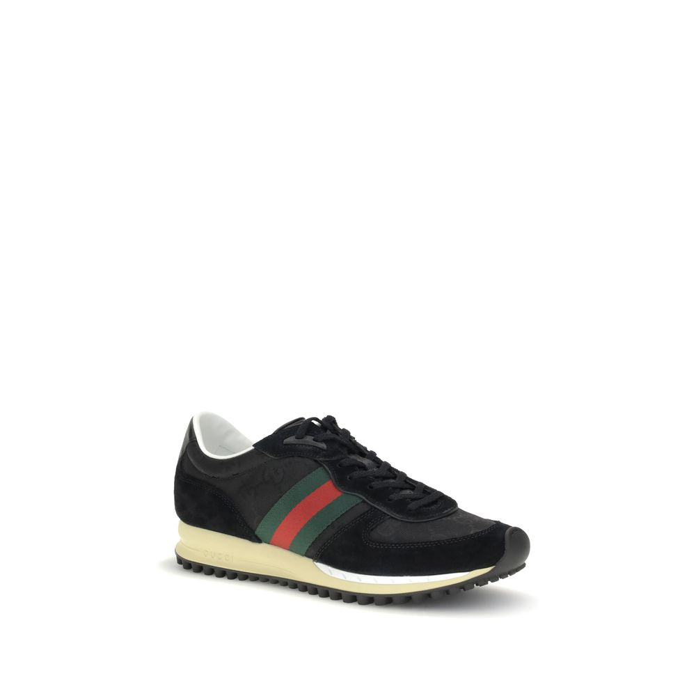 Gucci Black Polyamide Athletic Sneakers Gucci