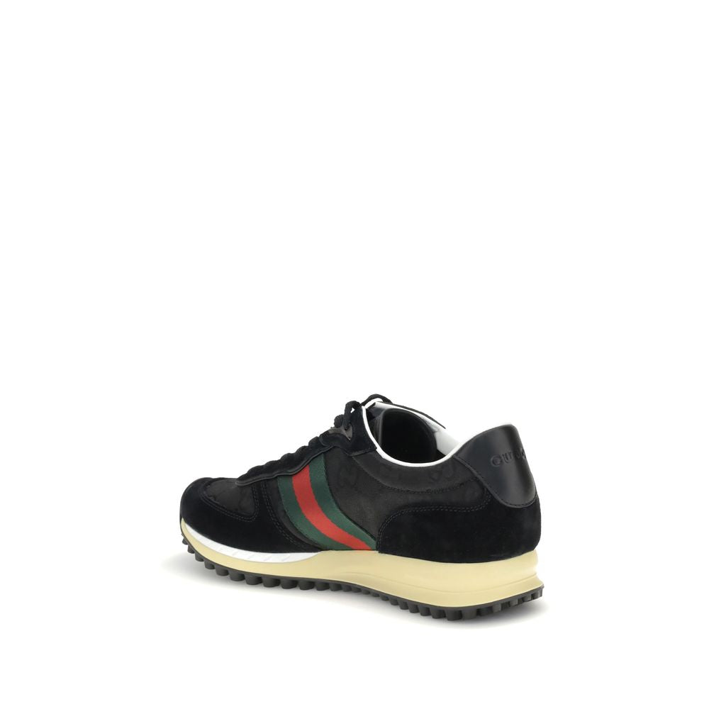 Gucci Black Polyamide Athletic Sneakers Gucci