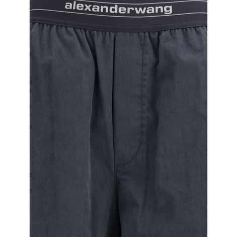 Alexander Wang Black Cotton Casual Pants Alexander Wang