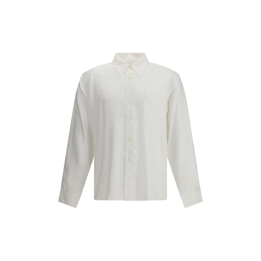 Our Legacy White Tencel Dress Shirt Our Legacy