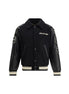 Golden Goose Black Fleece Wool Bomber Golden Goose