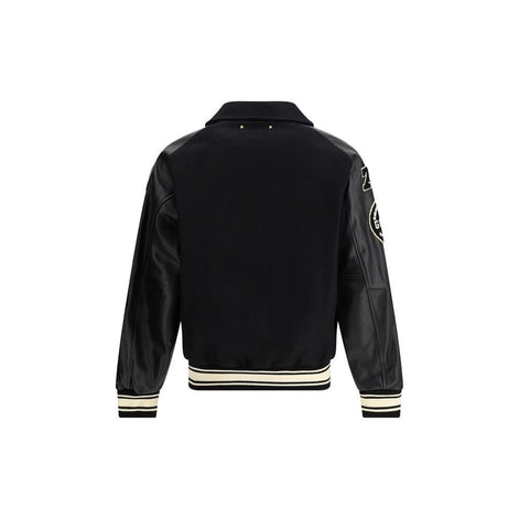 Golden Goose Black Fleece Wool Bomber Golden Goose