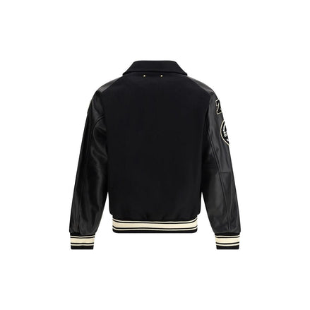 Golden Goose Black Fleece Wool Bomber Golden Goose