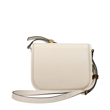 PINKO Beige Leather Crossbody Bag PINKO