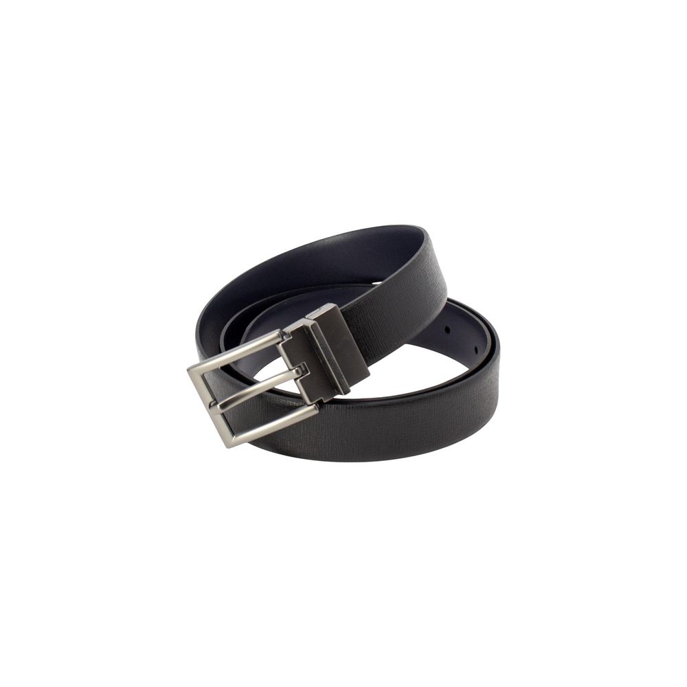 Antony Morato Black Leather Regular Belt Antony Morato