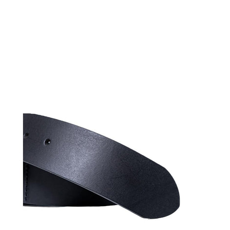 Armani Exchange Black Leather Regular Belt Armani Exchange