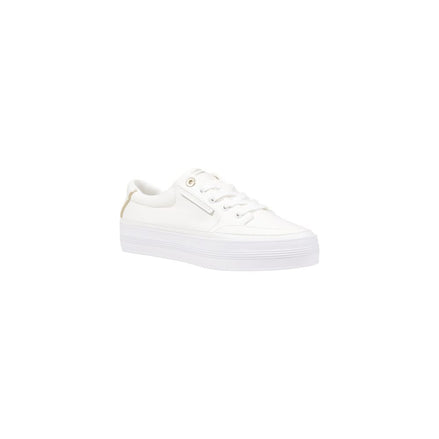 Tommy Hilfiger Cream Recycled Cotton Low Top Sneakers Tommy Hilfiger