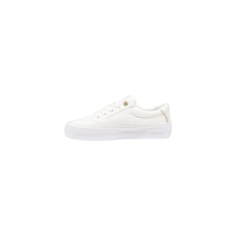 Tommy Hilfiger Cream Recycled Cotton Low Top Sneakers Tommy Hilfiger