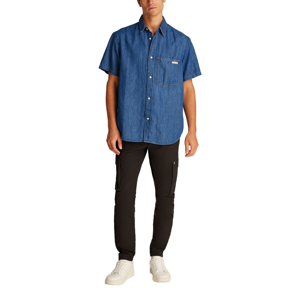 Calvin Klein Jeans Blue Denim Shirt Calvin Klein Jeans