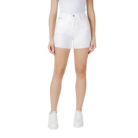 Calvin Klein Jeans White Cotton Shorts Calvin Klein Jeans