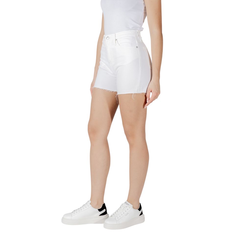 Calvin Klein Jeans White Cotton Shorts Calvin Klein Jeans