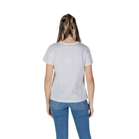 Liu Jo White Cotton T-Shirt Liu Jo