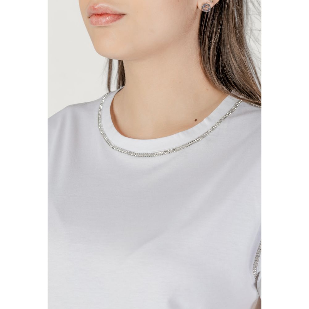 Liu Jo White Cotton T-Shirt Liu Jo