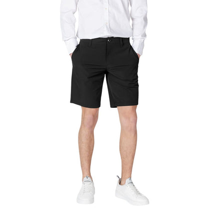 Armani Exchange Black Polyamide Bermuda Shorts Armani Exchange