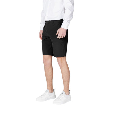 Armani Exchange Black Polyamide Bermuda Shorts Armani Exchange