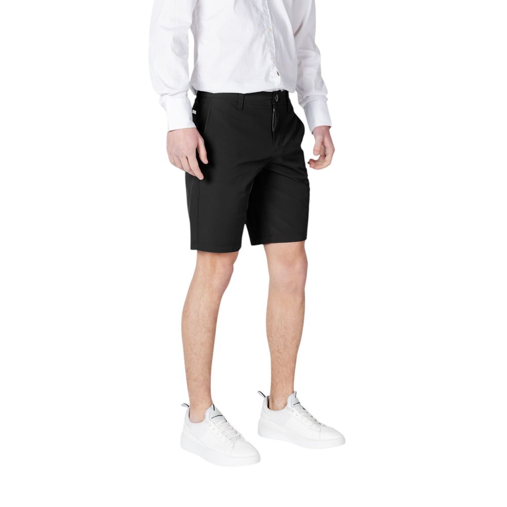 Armani Exchange Black Polyamide Bermuda Shorts Armani Exchange