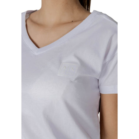 T-shirt blanc en coton Armani Exchange