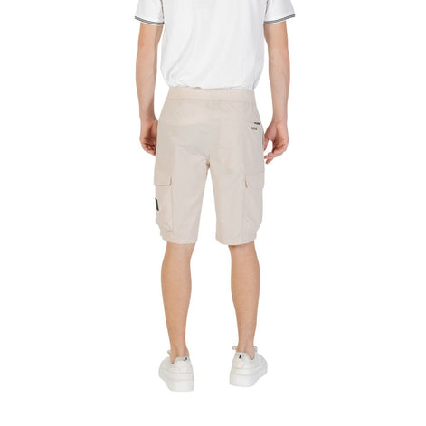 Hugo Boss Beige Polyester Bermuda Shorts Hugo Boss