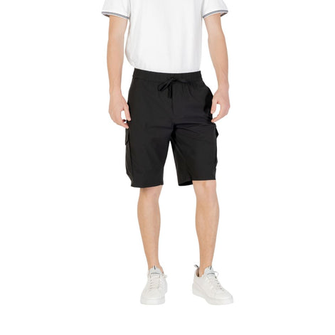 Hugo Boss Black Polyester Bermuda Shorts Hugo Boss