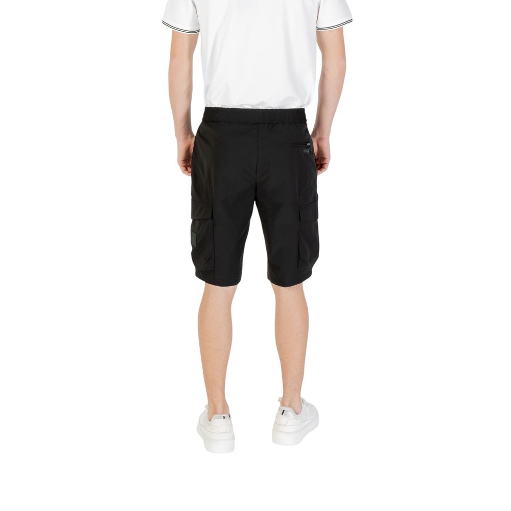 Hugo Boss Black Polyester Bermuda Shorts Hugo Boss