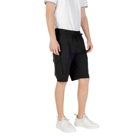 Hugo Boss Black Polyester Bermuda Shorts Hugo Boss