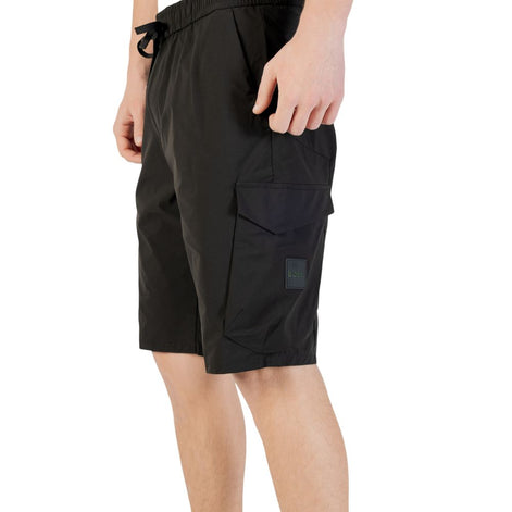 Hugo Boss Black Polyester Bermuda Shorts Hugo Boss