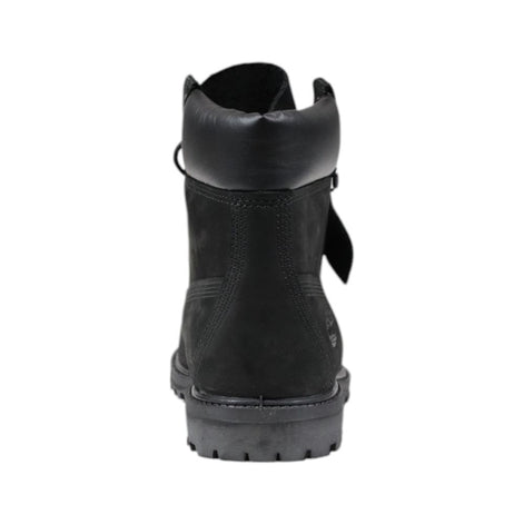 Timberland Black Leather Lace-Up Boots Timberland