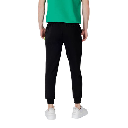 Icon Black Cotton Joggers (Workout Pants) Icon