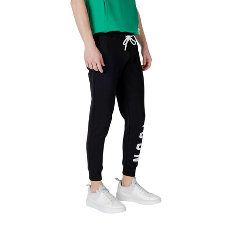 Icon Black Cotton Joggers (Workout Pants) Icon