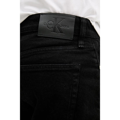 Calvin Klein Jeans Black Cotton Bermuda Shorts Calvin Klein Jeans