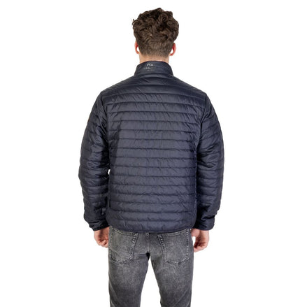 Napapijri Blue Polyamide Coat Napapijri