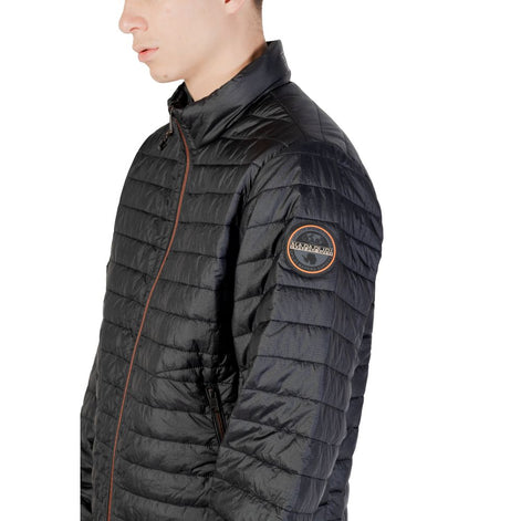 Napapijri Black Polyamide Coat Napapijri