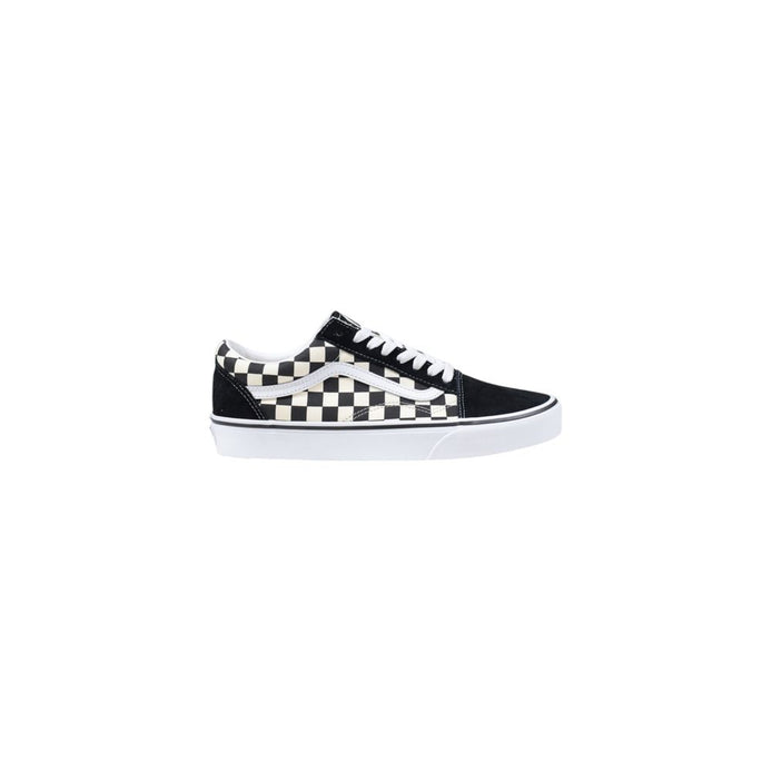 Vans Black And White Fabric Low Top Sneakers Vans