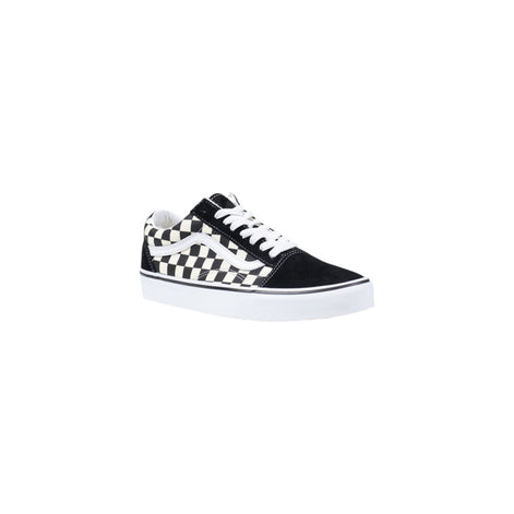 Vans Black And White Fabric Low Top Sneakers Vans