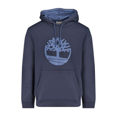 Timberland Blue Cotton Men's Hoodie Timberland