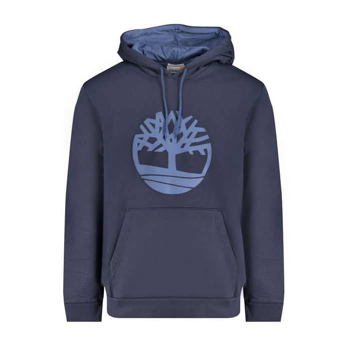 Timberland Blue Cotton Men's Hoodie Timberland