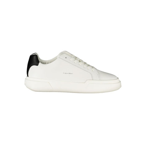 Calvin Klein White Leather Men Sneaker Calvin Klein