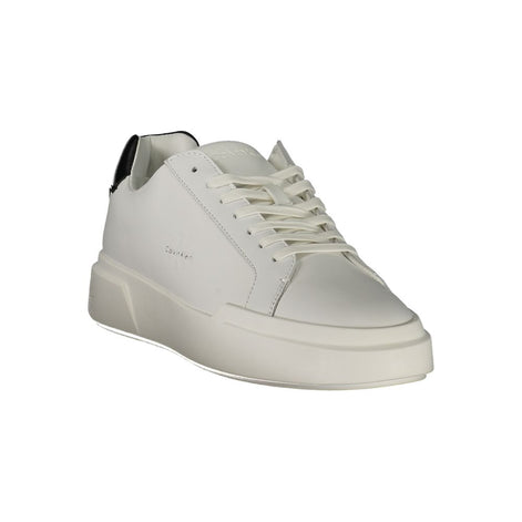 Calvin Klein White Leather Men Sneaker Calvin Klein