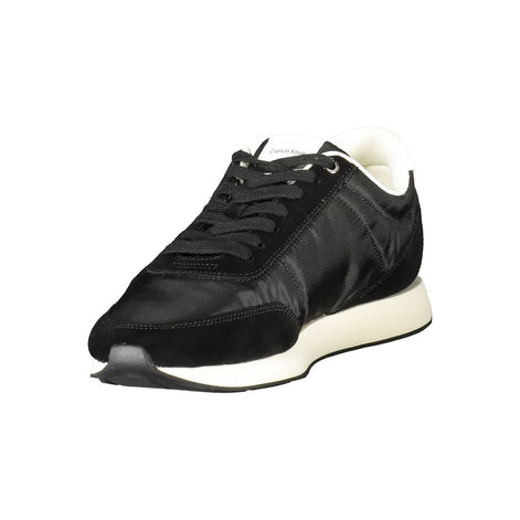 Calvin Klein Black Recycled Polyester Men Sneaker Calvin Klein
